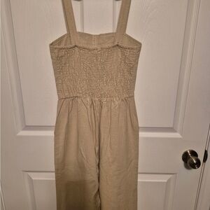 Elegant Tan Women's Jumpsuit